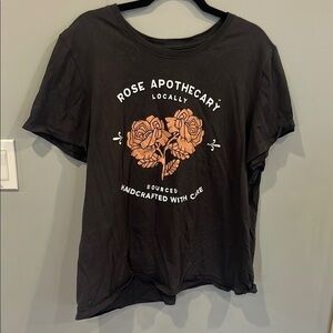 Rose Apothecary Black Graphic Tee